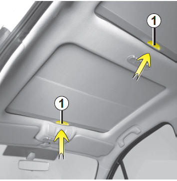 Renault Scénic: Pare-soleil - Votre confort - Manuel du conducteur