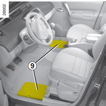 Notice d'utilisation Renault Scenic 2: Rangements/aménagements de ...