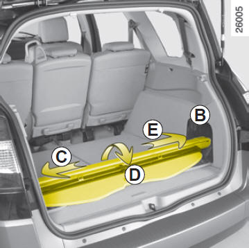 Cache-bagages rétractable