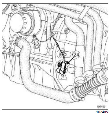 Injection diesel : Liste et localisation des éléments 