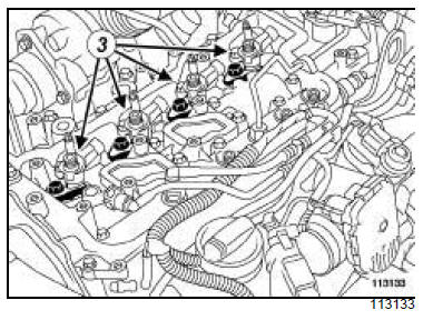 Injection diesel : Liste et localisation des éléments 