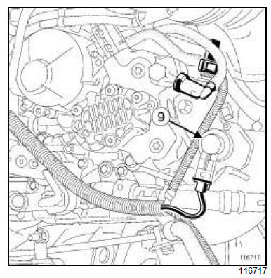 Injection diesel : Liste et localisation des éléments 