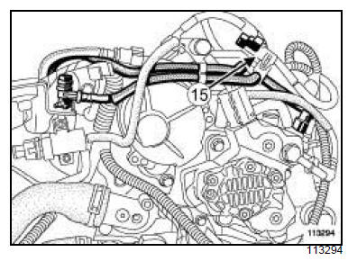 Injection diesel : Liste et localisation des éléments 