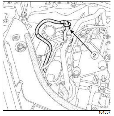 Injection diesel : Liste et localisation des éléments 