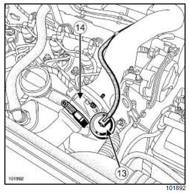 Injection diesel : Liste et localisation des éléments 