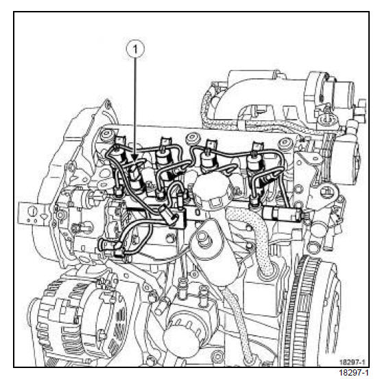 RTA Renault Scenic 2: F9Q, et 812 - Capteur de pression de rampe ...