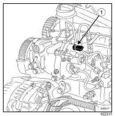 Capteur de température de carburant : Dépose - Repose 