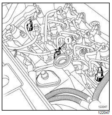 Rampe de retour carburant des injecteurs de gazole : Dépose - Repose 