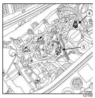 Rampe de retour carburant des injecteurs de gazole : Dépose - Repose 