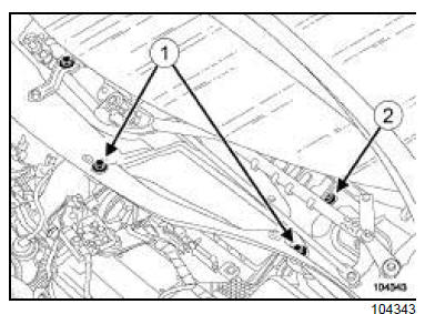 Protecteur de rampe d'injection : Dépose - Repose 