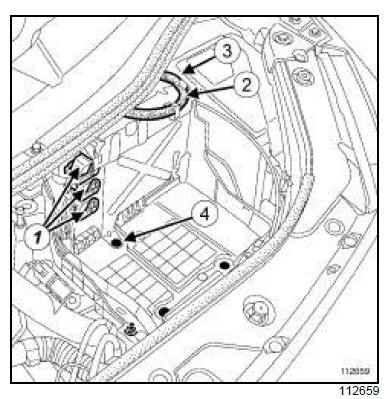 Calculateur d'injection diesel : Dépose - Repose 