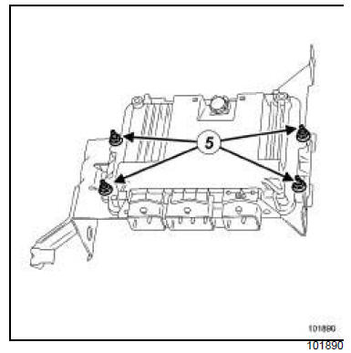 Calculateur d'injection diesel : Dépose - Repose 