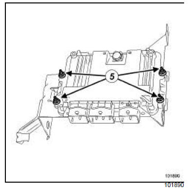 Calculateur d'injection diesel : Dépose - Repose 