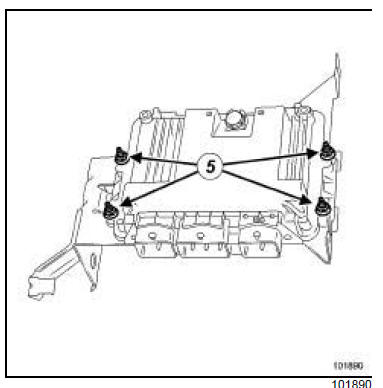 Calculateur d'injection diesel : Dépose - Repose 