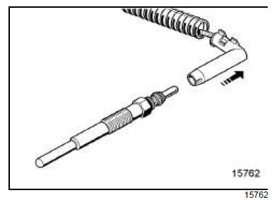 Bougies de préchauffage : Dépose - Repose