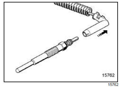 Bougies de préchauffage : Dépose - Repose