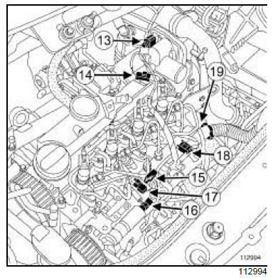 Tuyau haute pression entre rampe et injecteur : Dépose - Repose 