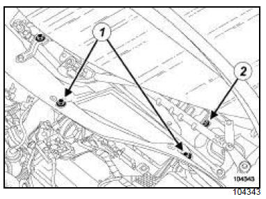 Tuyau haute pression entre rampe et injecteur : Dépose - Repose 