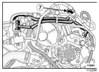 Tuyau rigide de recirculation des gaz d'échappement : Dépose - Repose