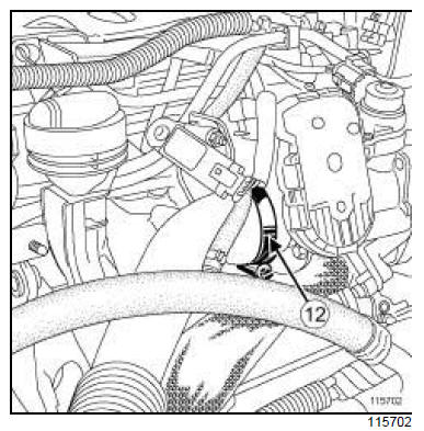 Tuyau rigide de recirculation des gaz d'échappement : Dépose - Repose