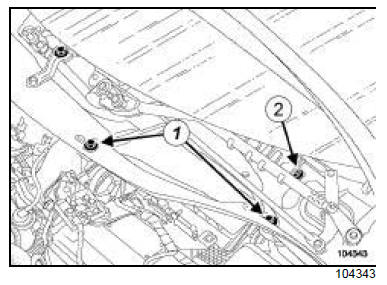 Boîtier de recirculation des gaz d'échappement : Dépose - Repose 