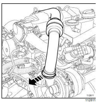 Electrovanne de recirculation des gaz d'échappement : Dépose - Repose 