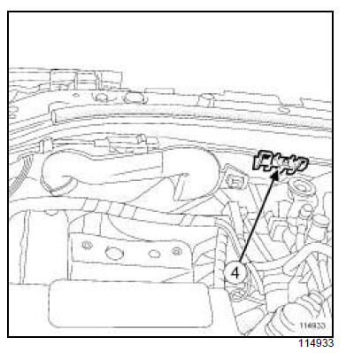 Electrovanne de recirculation des gaz d'échappement : Dépose - Repose 