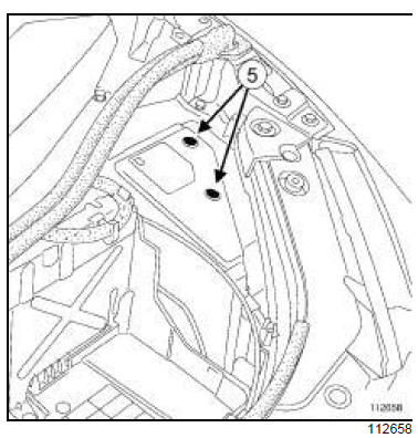 Electrovanne de recirculation des gaz d'échappement : Dépose - Repose 