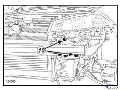 Electrovanne de recirculation des gaz d'échappement : Dépose - Repose 