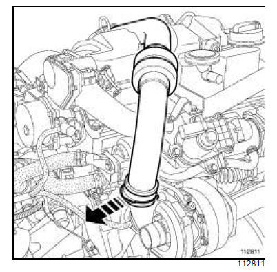 Refroidisseur des gaz d'échappement : Dépose - Repose