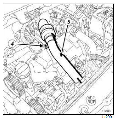 Refroidisseur des gaz d'échappement : Dépose - Repose