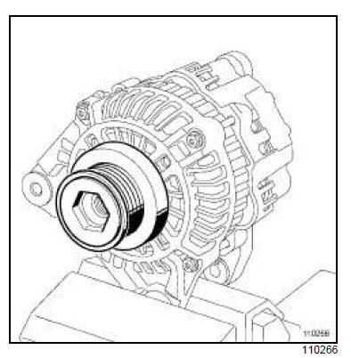 Poulie d'alternateur : Dépose - Repose