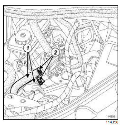 Raccord circuit de refroidissement : Dépose - Repose 