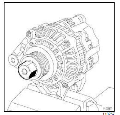 Poulie d'alternateur : Dépose - Repose