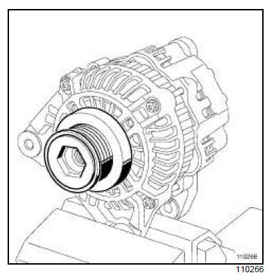 Poulie d'alternateur : Dépose - Repose