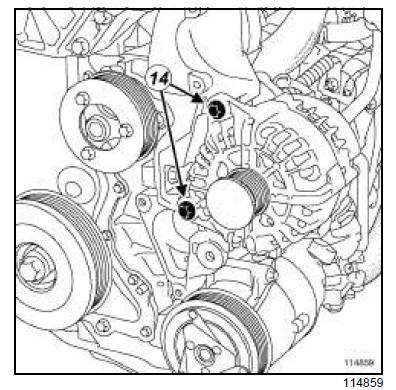 Alternateur : Dépose - Repose 