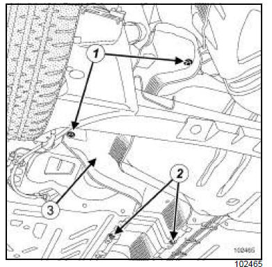 Réservoir à carburant : Dépose - Repose 