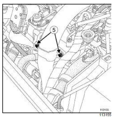 Capteur de température des gaz d'échappement : Dépose - Repose 