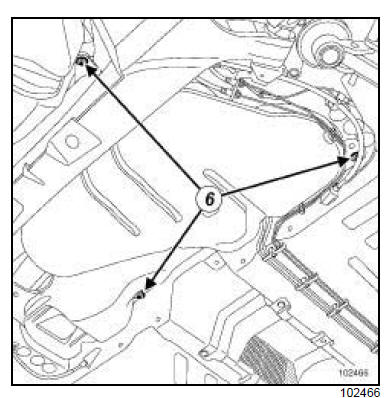 Réservoir à carburant : Dépose - Repose 