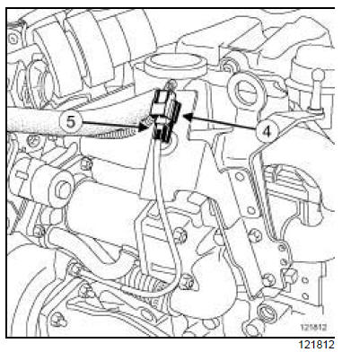 Capteur de température des gaz d'échappement : Dépose - Repose 