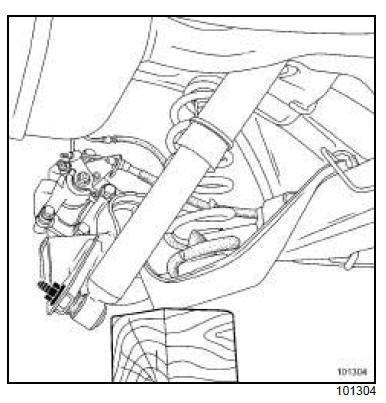 Ressort de suspension arrière : Dépose - Repose 