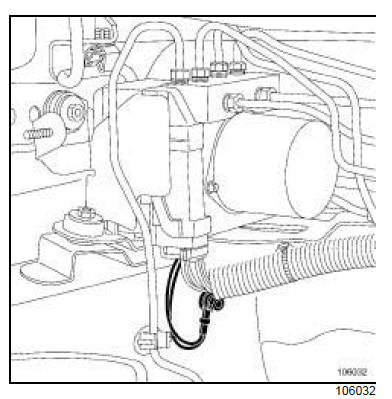 Groupe hydraulique de freinage : Dépose - Repose 
