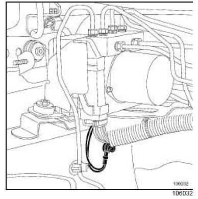 Groupe hydraulique de freinage : Dépose - Repose 