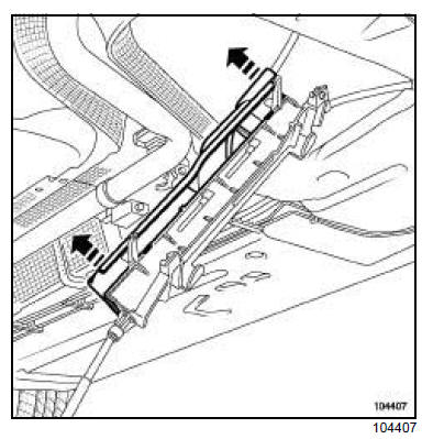 Unité de commande : Dépose - Repose 