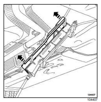 Câbles de frein de parking : Dépose - Repose 