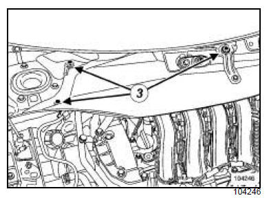 Cylindre émetteur d'embrayage : Dépose - Repose 