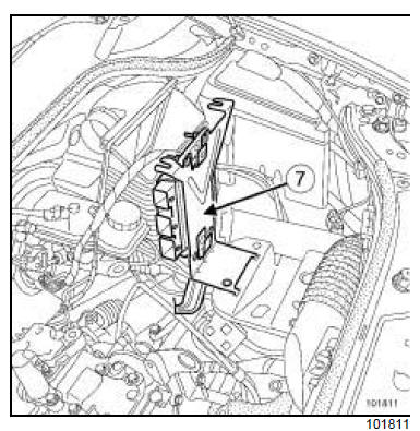 Boîtier de filtre à air : Dépose - Repose