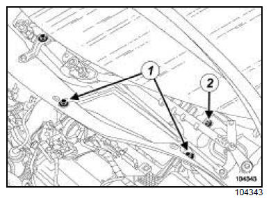 Tuyau d'huile du turbocompresseur : Dépose - Repose 