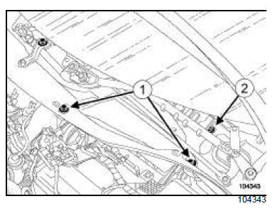 Tuyau d'huile du turbocompresseur : Dépose - Repose 