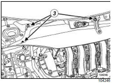 Tuyau d'huile du turbocompresseur : Dépose - Repose 